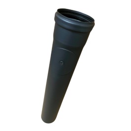 rookkanaal enkelwandig met luik L:50 cm Ø80mm pelletkachel | 123rookkanaal
