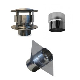 Aansluitset voor flexibel Ø125mm basis | 123rookkanaal
