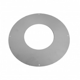 DINAK DW Wand / plafondrozet PLAT dubbelwandig rookkanaal Ø100mm | 123rookkanaal