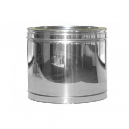 DINAK DW dubbelwandig rookkanaal L:14cm Ø130mm | 123rookkanaal