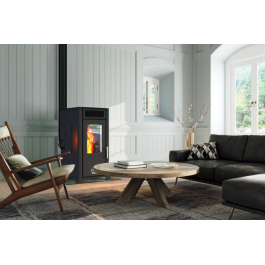 Kachel Factory Eco Plus fan 8 KW (3 zijdig glas) | 123rookkanaal