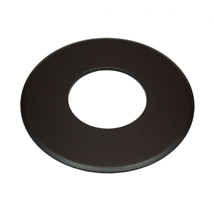 Kachelpijp enkelwandig rozet breed Ø 130mm | 123rookkanaal