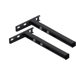 wandconsole 2st. lengte 500mm universeel BLACK | 123rookkanaal