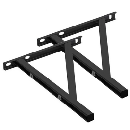 wandconsole 2st. lengte 604mm universeel BLACK | 123rookkanaal