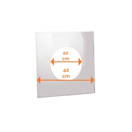 Brandseparatieplaat 0 graden dubbelwandig rookkanaal Ø150mm Profi-Line | 123rookkanaal