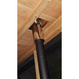 Set VERANDA Plat Dak 0-5 Graden Profi-Line Ø180mm met nisbus | 123rookkanaal