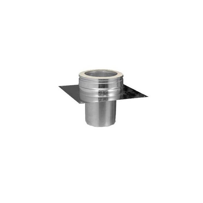 DINAK DW Vertrekplaat + verloop EW-DW Ø250mm | 123rookkanaal