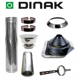 Set EPDM ejot Ø100mm DINAK met nisbus en dakbevestigingsbeugel | 123rookkanaal