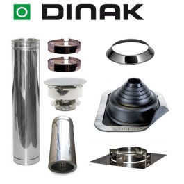 Set EPDM ejot Ø100mm DINAK met nisbus en vloersteun | 123rookkanaal