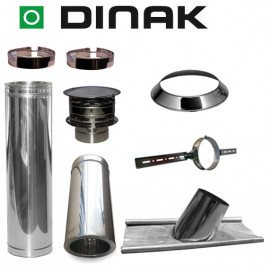 Set KAPSCHUUR loodslab 16-25 graden Ø180mm DINAK met nisbus en Holland kap | 123rookkanaal