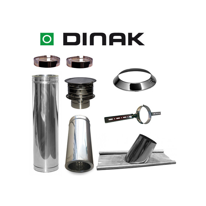 Set KAPSCHUUR loodslab 16-25 graden Ø180mm DINAK met nisbus en Holland kap | 123rookkanaal