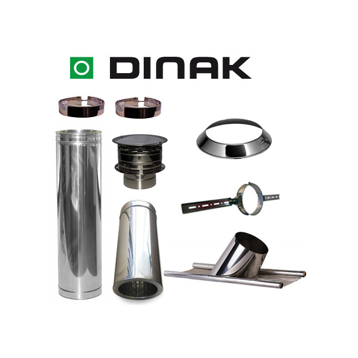 Set KAPSCHUUR loodslab 26-35 graden Ø180mm DINAK met nisbus en Holland kap | 123rookkanaal