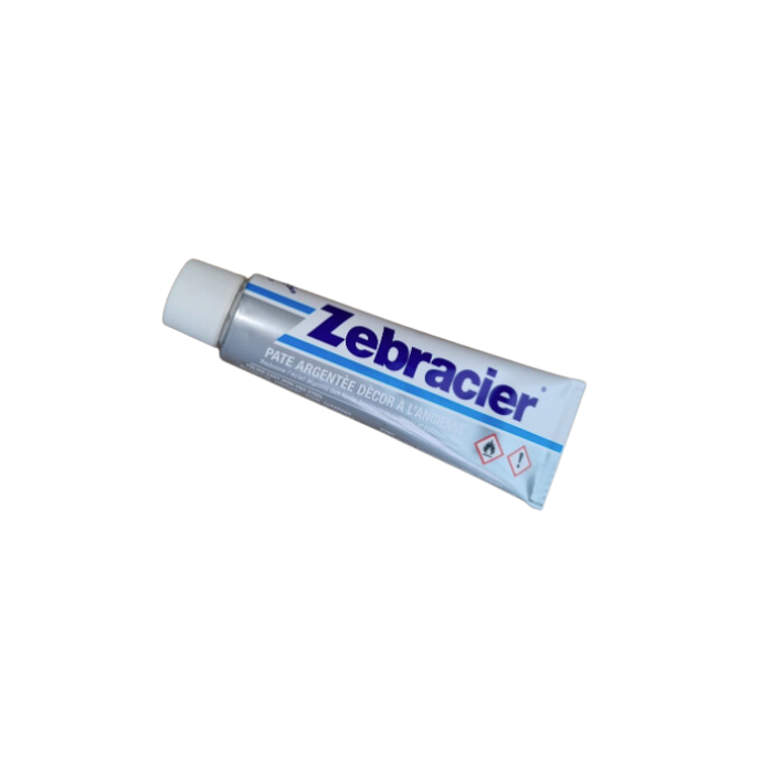 Kachelpoets zebracier 100ml ZILVERGRIJS | 123rookkanaal