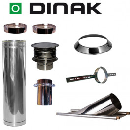 Set KAPSCHUUR loodslab 46-60 graden Ø150mm DINAK met verloop EW-DW en Holland kap | 123rookkanaal