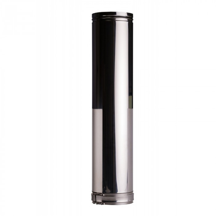 dubbelwandig rookkanaal L:1m Ø180mm Profi-Line | 123rookkanaal