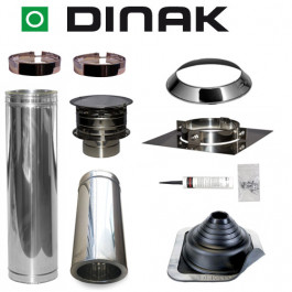 Set EPDM ejot Ø150mm DINAK met nisbus en Holland kap en vloersteun | 123rookkanaal