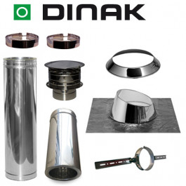 Set KAPSCHUUR loodslab 5-30 graden Ø130mm DINAK met nisbus en Holland kap | 123rookkanaal