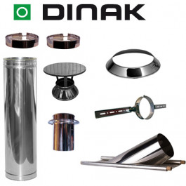 Set KAPSCHUUR loodslab 46-60 graden Ø130mm DINAK met verloop EW-DW en regenkap | 123rookkanaal