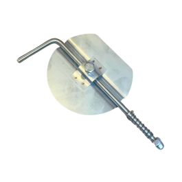losse RVS klepsleutel of smoorklep 125mm | 123rookkanaal