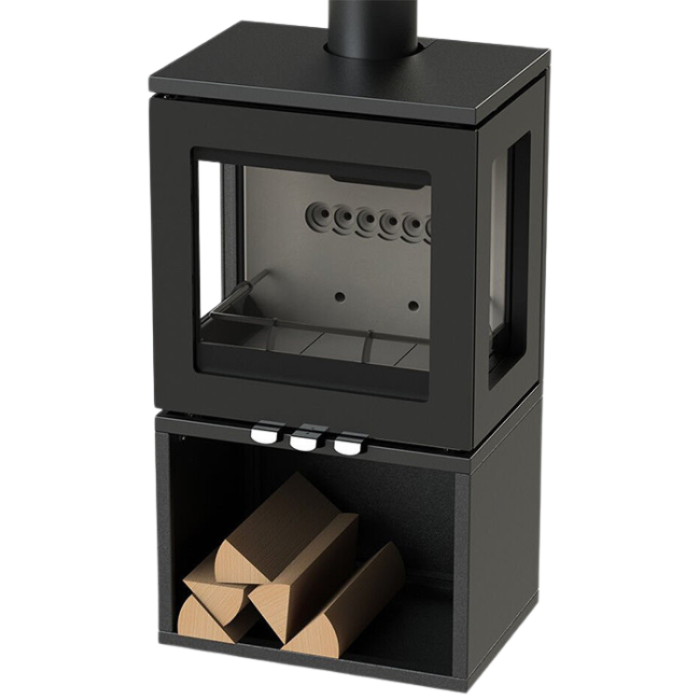 Charlton & Jenrick Purevision LPV5 depot houtkachel | 123rookkanaal