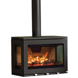 Charlton & Jenrick Purevision LPV8 Wall houtkachel | 123rookkanaal