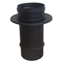 DINAK DW Black pellet verloop enkelwandig naar dubbelwandig Ø100mm | 123rookkanaal