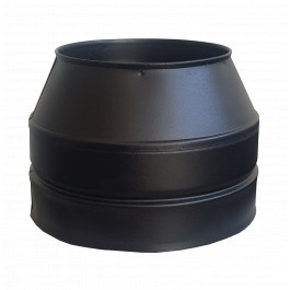 DINAK DW Black Mondingsafsluiting Ø130mm | 123rookkanaal