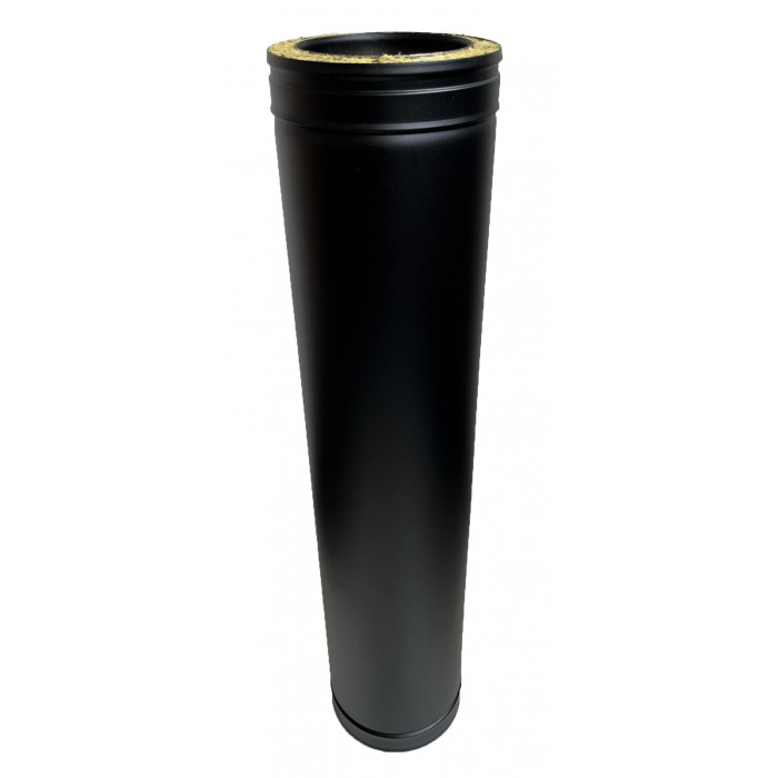 DINAK DW Black dubbelwandig rookkanaal L:1m Ø180mm | 123rookkanaal