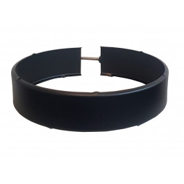 DINAK DW Black klemband voor dubbelwandig rookkanaal Ø180mm | 123rookkanaal