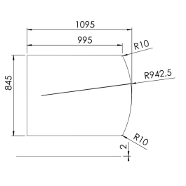 vloerplaat staal getoogd 85 x 110cm | 123rookkanaal