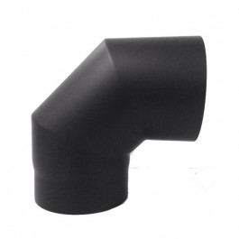 Kachelpijp enkelwandig bocht 90 graden Ø150mm