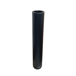 DINAK DW Black pellet nisbus L:100cm dubbelwandig rookkanaal Ø80mm | 123rookkanaal