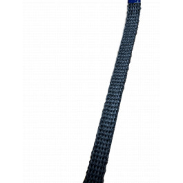 hittebestendig koord met plakrand 20x3mm zwart (per meter) | 123rookkanaal