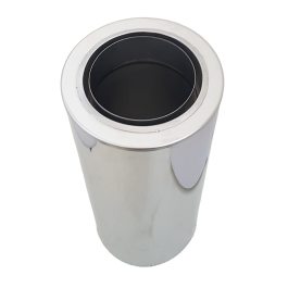 Hagemann & Machmer V3 DW inkortbare nisbus-horizontaal L:50cm Ø150mm (verloop EW-DW) | 123rookkanaal