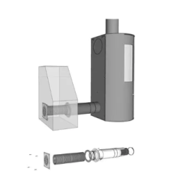 Aduro externe luchttoevoerset ø80mm | 123rookkanaal