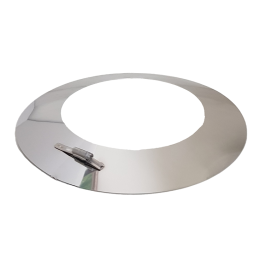 Hagemann & Machmer V3 DW Wand / plafondrozet conisch dubbelwandig rookkanaal Ø150mm | 123rookkanaal
