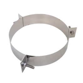 Hagemann & Machmer V3 DW Tuidraadbeugel dubbelwandig rookkanaal Ø150mm | 123rookkanaal
