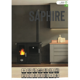 Kachel Factory Saphire 10 KW | 123rookkanaal