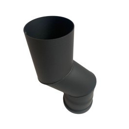 rookkanaal enkelwandig versleping 4cm Ø80mm pelletkachel | 123rookkanaal