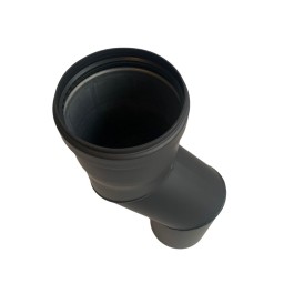 rookkanaal enkelwandig versleping 4cm Ø80mm pelletkachel | 123rookkanaal