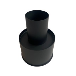 kachelpijp verloop 80-150mm (verbreden) pelletkachel | 123rookkanaal