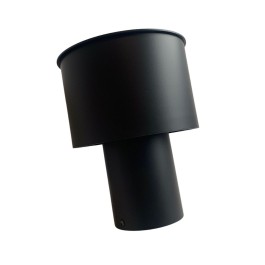 kachelpijp verloop 80-150mm (verbreden) pelletkachel | 123rookkanaal