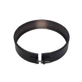 DINAK DW Black klemband voor dubbelwandig rookkanaal Ø150mm | 123rookkanaal