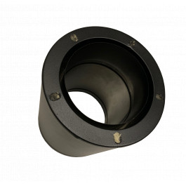 DINAK DW Black inkortbare nisbus-horizontaal L:25cm Ø200mm (verloop EW-DW)