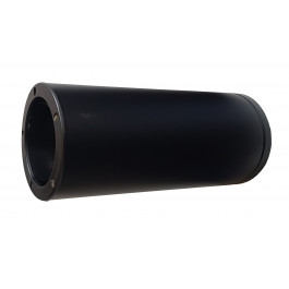 DINAK DW Black inkortbare nisbus-horizontaal L:44cm Ø200mm (verloop EW-DW) | 123rookkanaal