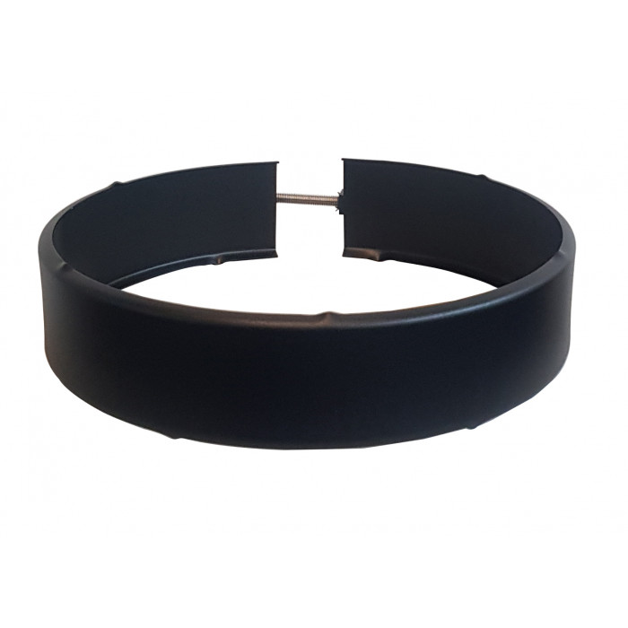 DINAK DW Black klemband voor dubbelwandig rookkanaal Ø200mm | 123rookkanaal