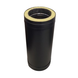 DINAK DW Black dubbelwandig rookkanaal L:50cm Ø150mm | 123rookkanaal