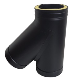 DINAK DW T-stuk 45 graden dubbelwandig rookkanaal Ø150mm | 123rookkanaal