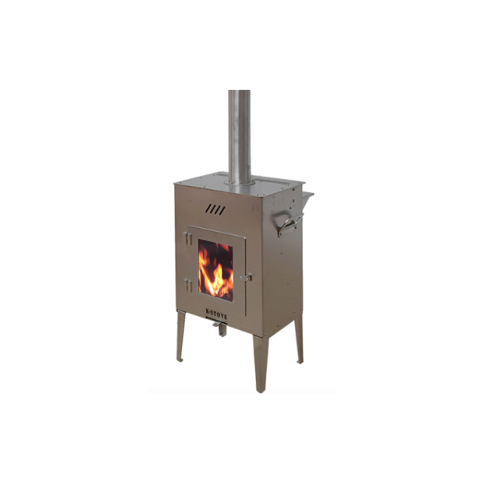 K-stove vesuvius RVS buitenkachel (op pellets) | 123rookkanaal