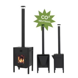 K-stove vesuvius buitenkachel (op pellets) | 123rookkanaal